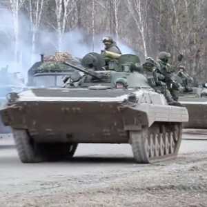 رتل عسكري روسي في أوكرانيا