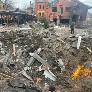 من آثار الحرب والدمار في أوكرانيا