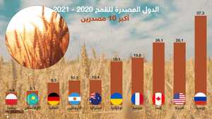 أكبر 10 دول مصدرة للقمح