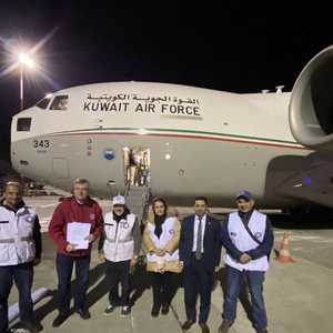 الطائرة محملة بنحو 33 طنا من المساعدات الإغاثية