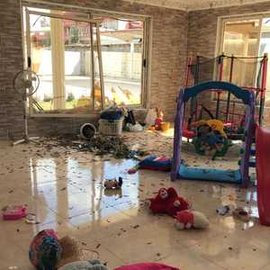 جانب من آثار القصف