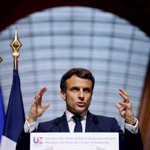 الرئيس الفرنسي إيمانويل ماكرون