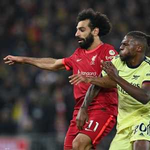 صلاح سجل هدفا أمام أرسنال في الذهاب