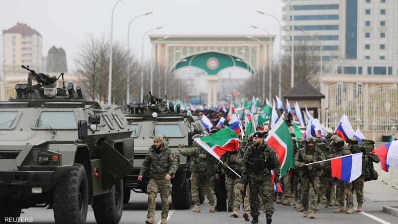 القوات الشيشانية الموالية للرئيس رمضان قديروف