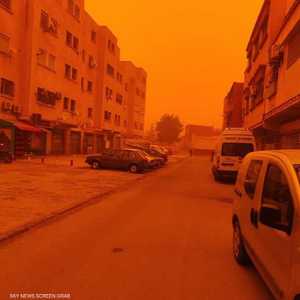 شهدت المناطق الشرقية للمغرب رياحا قوية محملة بغبار كثيف