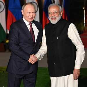 أرشيفية.. رئيس الوزراء الهندي مع الرئيس الروسي