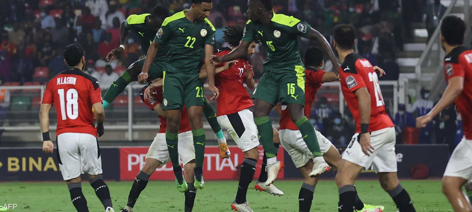 جانب من مباراة مصر والسنغال