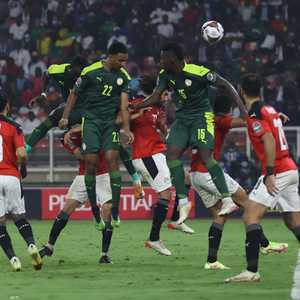 جانب من مباراة مصر والسنغال