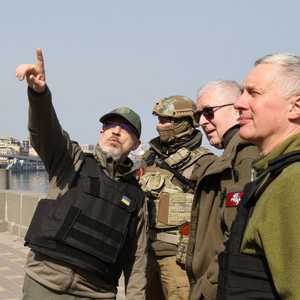 جانب من زيارة وزير الدفاع الليتواني