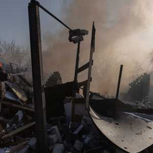 آثار القصف في مدينة خاركيف