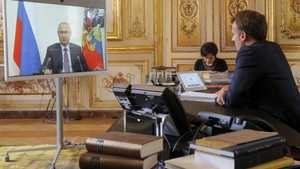مباحثات بين رئيسي فرنسا وروسيا