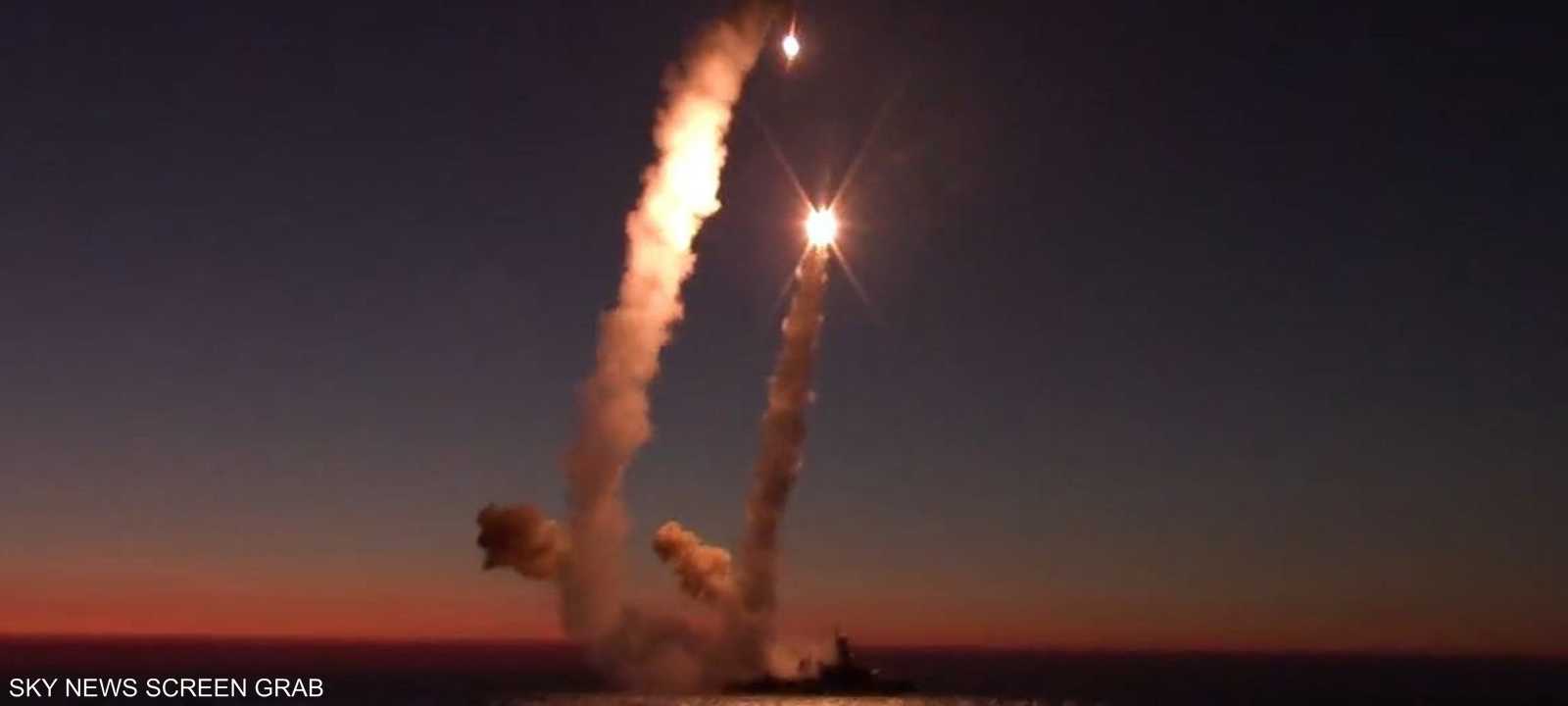 صواريخ روسية تنطلق من قلب البحر صوب أوكرانيا