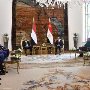 السيسي استقبل البرهان