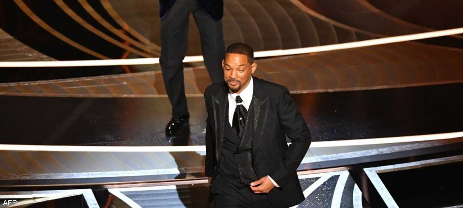 ويل سميث بعد صفعه كريس روك