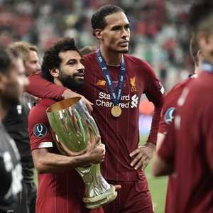 فان دايك وصلاح في ليفربول