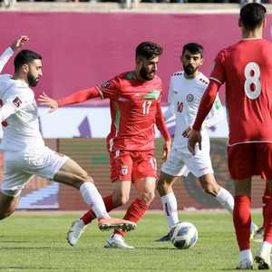 جانب من لقاء إيران ولبنان في التصفيات