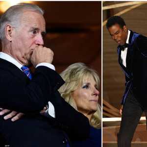 جو بايدن لم يشاهد "صفعة ويل سميث" مباشرة