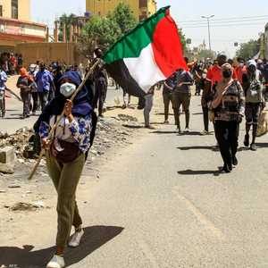 جانب من المظاهرات في العاصمة السودانية الخرطوم الخميس.