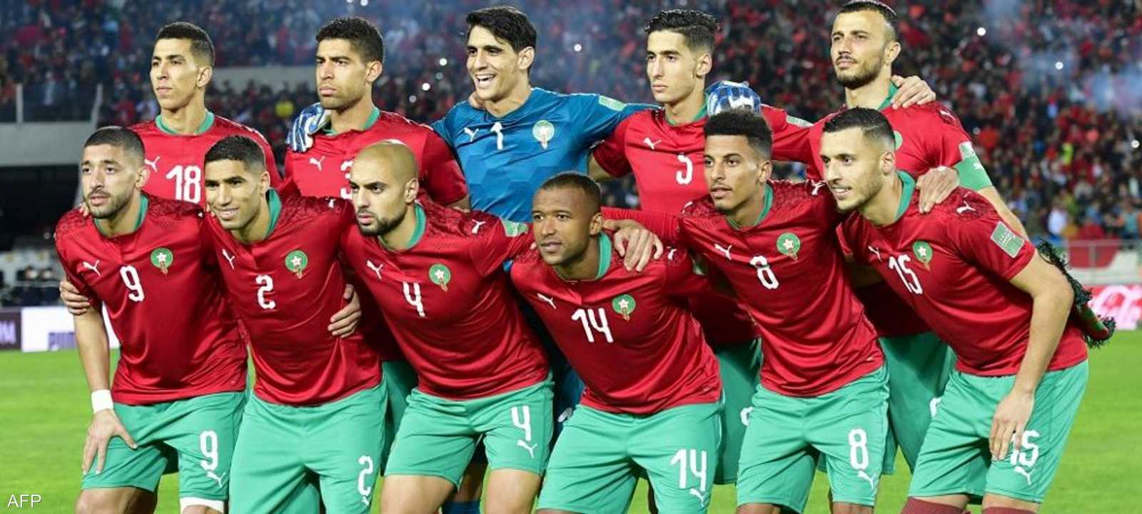 المنتخب المغربي في مجموعة كرواتيا وبلجيكا وكندا