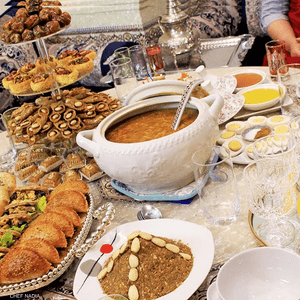 مائدة إفطار مغربية