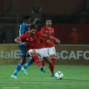 جانب من مباراة الأهلي المصري والهلال السوداني.