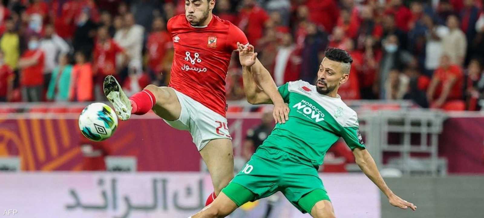 جانب من لقاء الأهلي والرجاء في نهائي السوبر الإفريقي 2021
