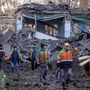 دمار واسع من جراء الحرب في كراماتورسك