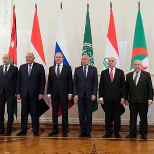 الوفد ضم وزراء خارجية عدد من الدول العربية