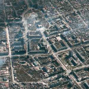 صورة جوية تظهر حجم الدمار في ماريوبول