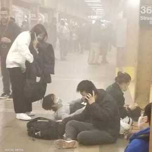 إطلاق النار داخل مترو نيويورك