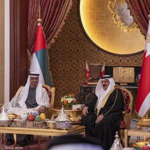 صورة من لقاء ملك البحرين وولي عهد أبوظبي