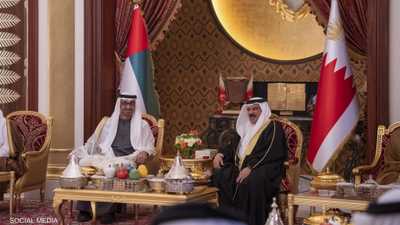 ولي عهد أبوظبي يبحث مع ملك البحرين العلاقات الأخوية‎‎