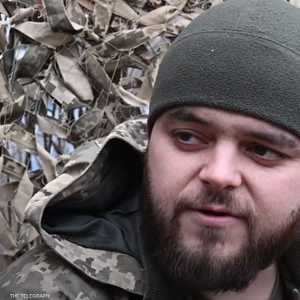 المقاتل البريطاني قبل أن يأسره الجيش الروسي.