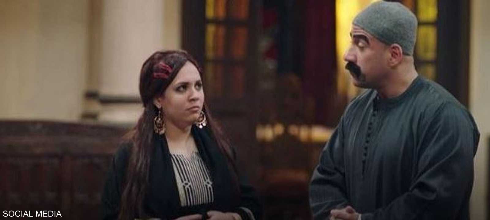 أحمد مكي ورحمة أحمد بلقطة من مسلسل "الكبير أوي 6"