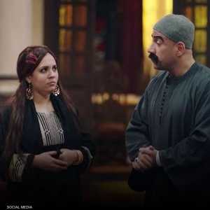 أحمد مكي ورحمة أحمد بلقطة من مسلسل "الكبير أوي 6"