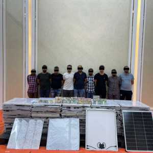 شرطة دبي تضبط طنا و56 كيلو غراما من مخدر الكريستال