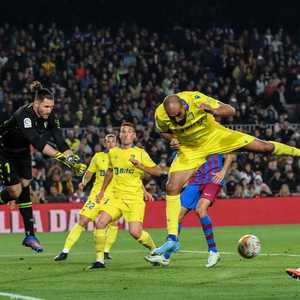 جانب من المباراة بين برشلونة وقادش.