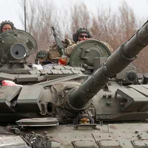 قوات موالية لروسيا في محيط مدينة ماريوبول. أرشيف