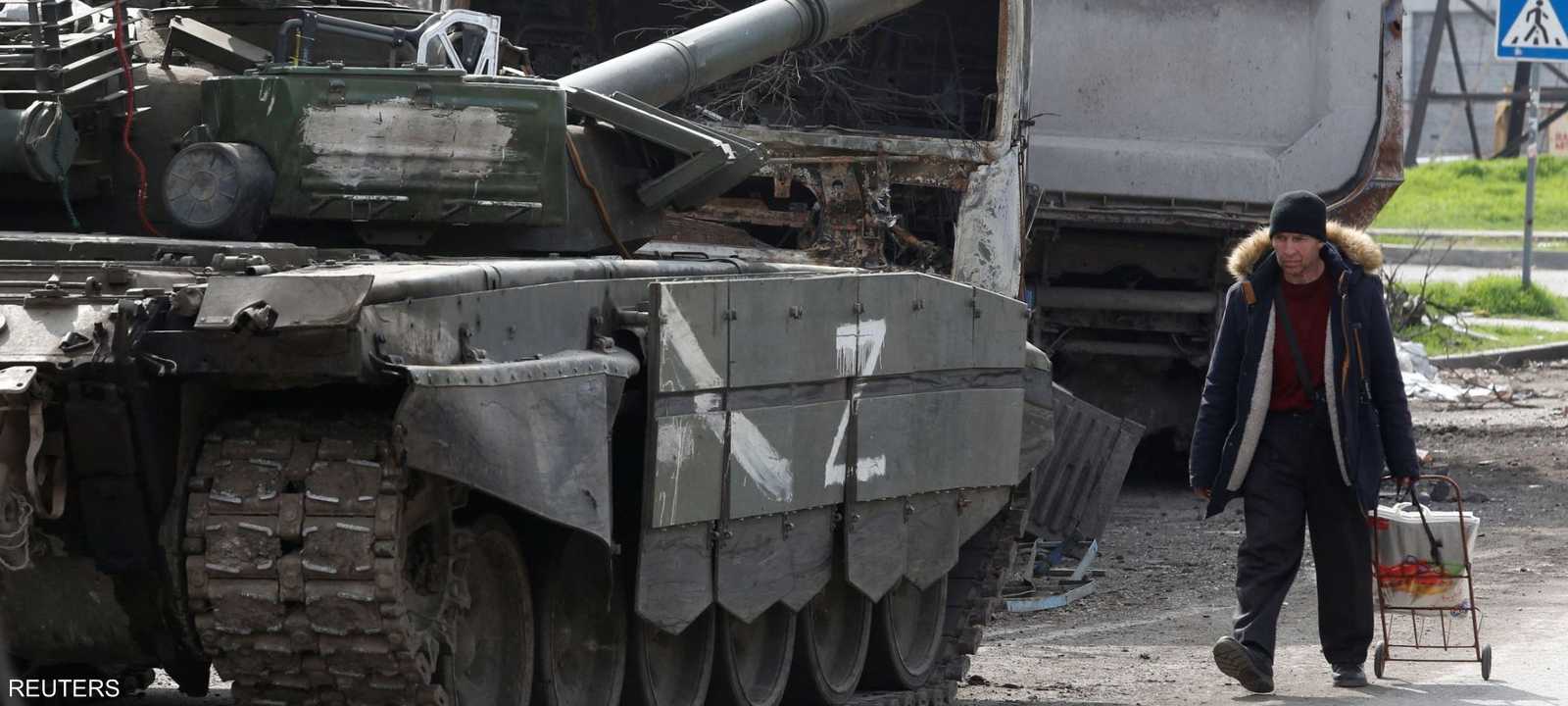 أرشيفية لقوات روسية في ماريوبول