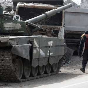 أرشيفية لقوات روسية في ماريوبول