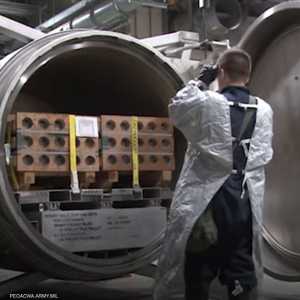 مخزونات من صواريخ إم 55 تحتوي غاز الأعصاب