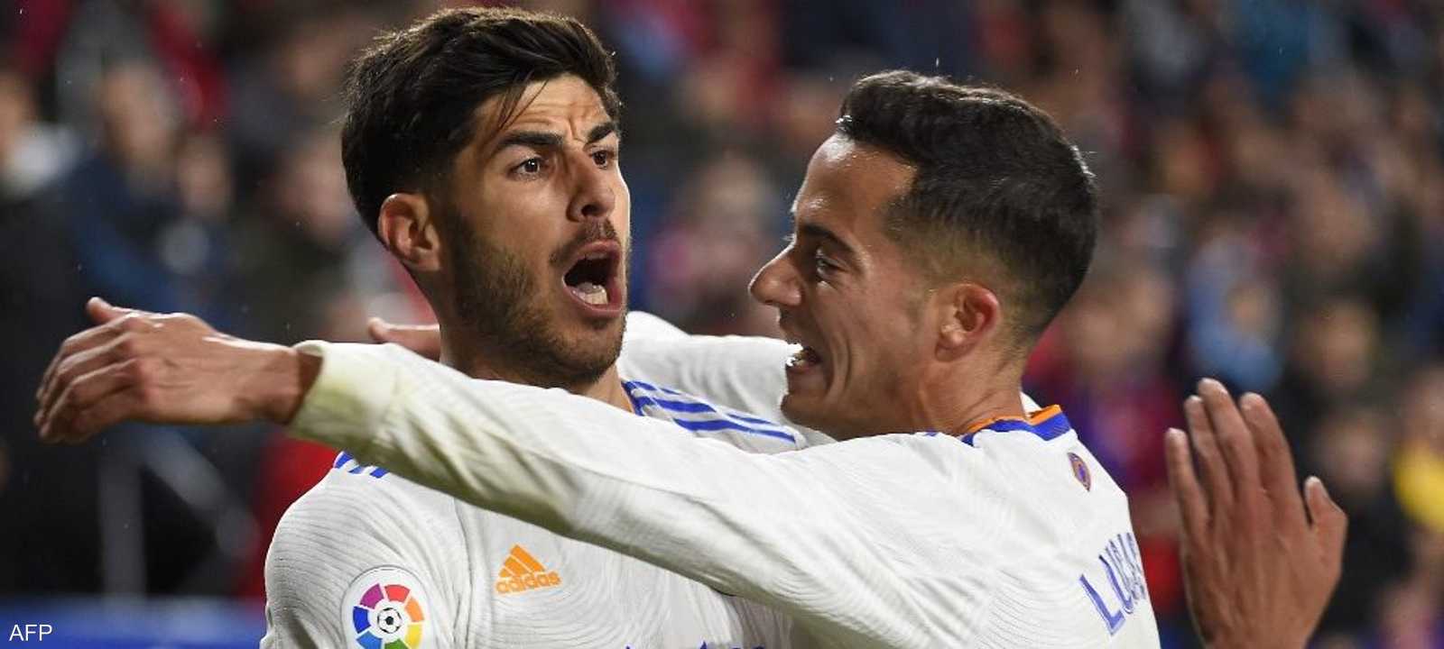 فرحة ريال مدريد بالفوز 3-1 على أوساسونا