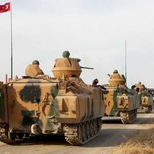 رتل عسكري للجيش التركي في سوريا.