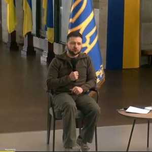 زيلينسكي خلال الكلمة