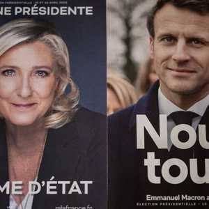 ماكرون ولوبان