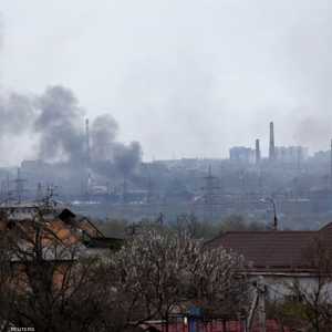 قصف لمصنع آزوفستال في 21 أبريل