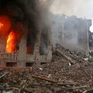 آثار القصف والدمار في مدينة ماريوبول