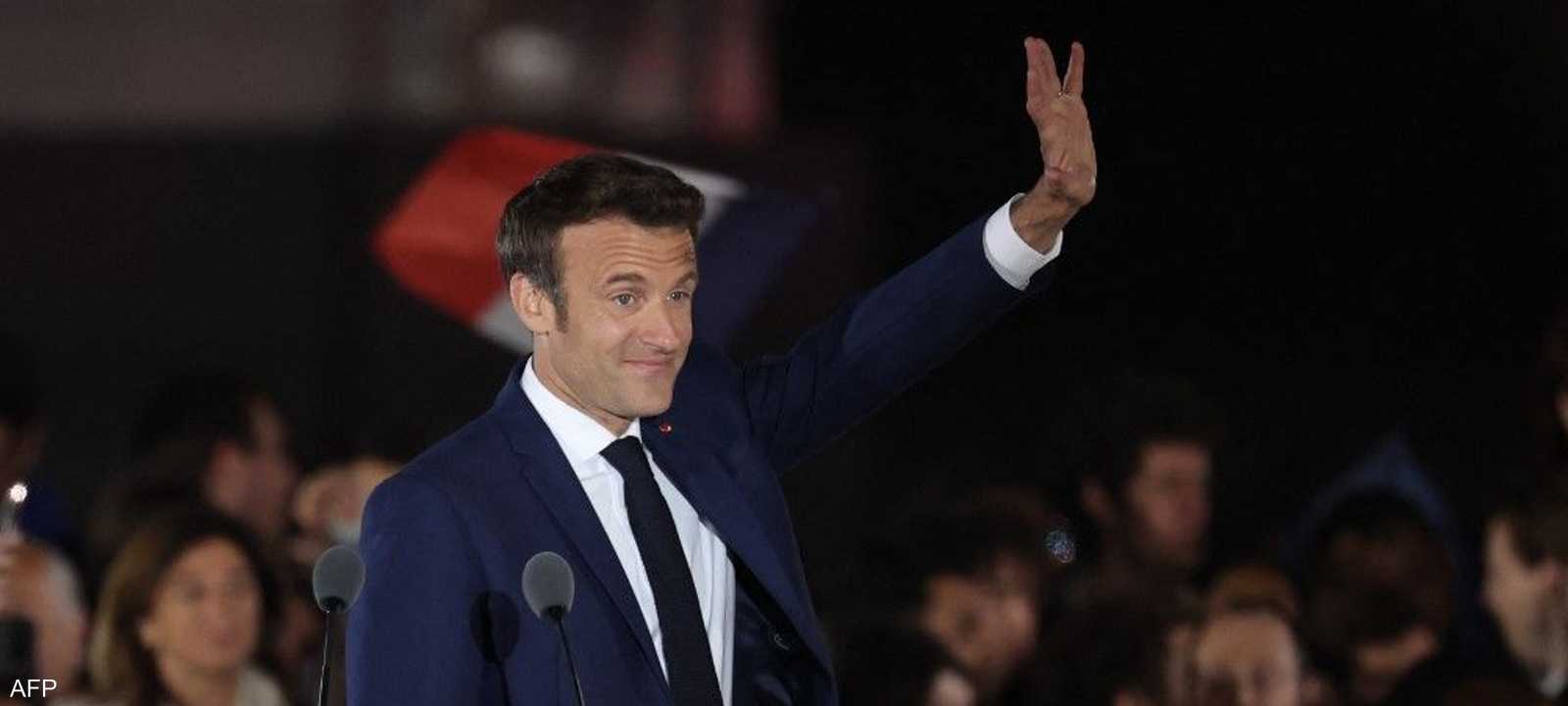 ماكرون أول رئيس فرنسي يحظى بولاية ثانية منذ 20 عاما