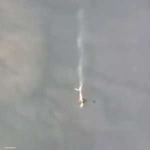 إحدى الطائرتين سقطت وتحطمت