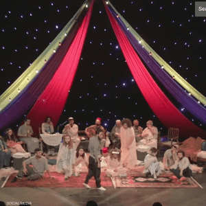 المسرحية من إخراج عوض عوض